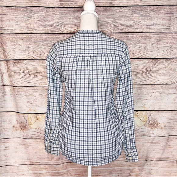 LUCKY BRAND Plaid Pullover Blouse Size XS - Picture 8 of 10